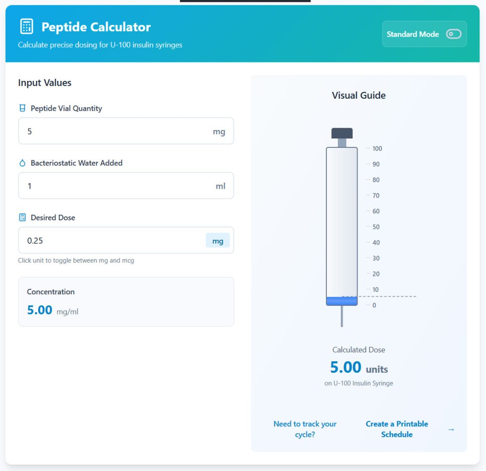 Peptide Calculator 截图 1