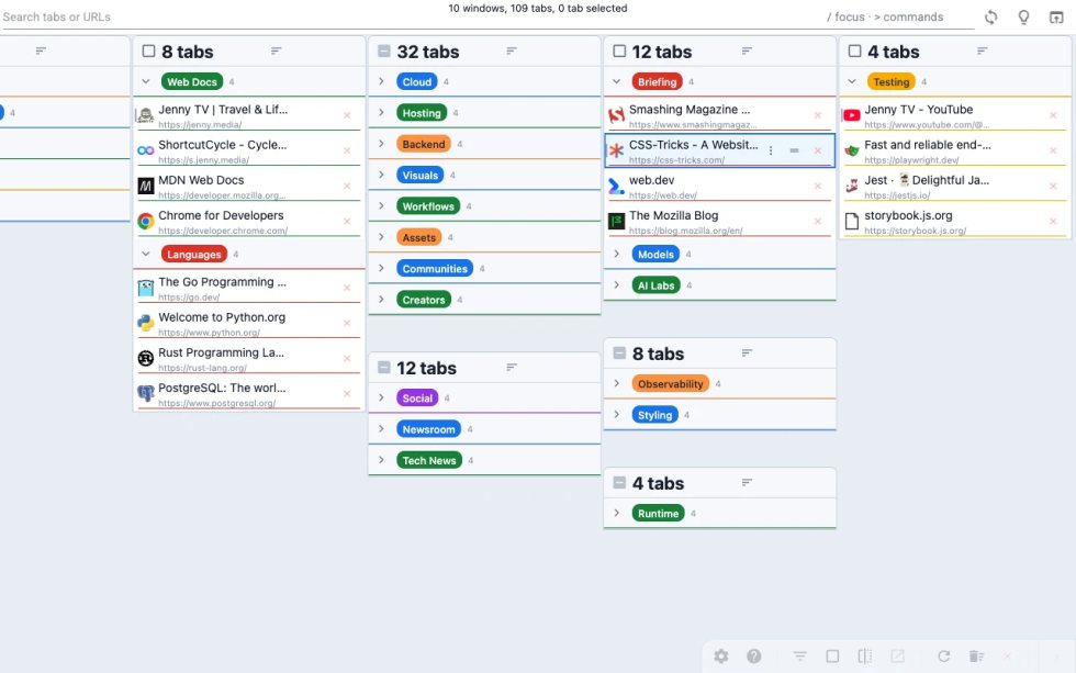 Tab Manager v2 截图 1