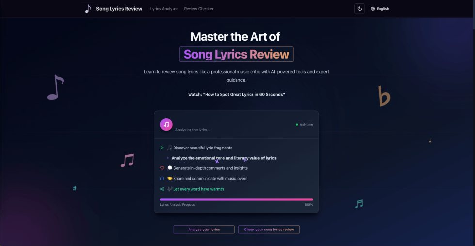 Song Lyrics Review 截图 1